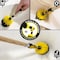 Drill Brush Power Scrubber By Useful Products 5 in W 7 in L Brush, Yellow Y-S-JOM-HD-QC-DB - alternate 4